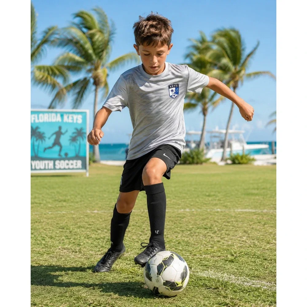 Unbranded Athletic Socks Youth OS Black Knee High Sports‎